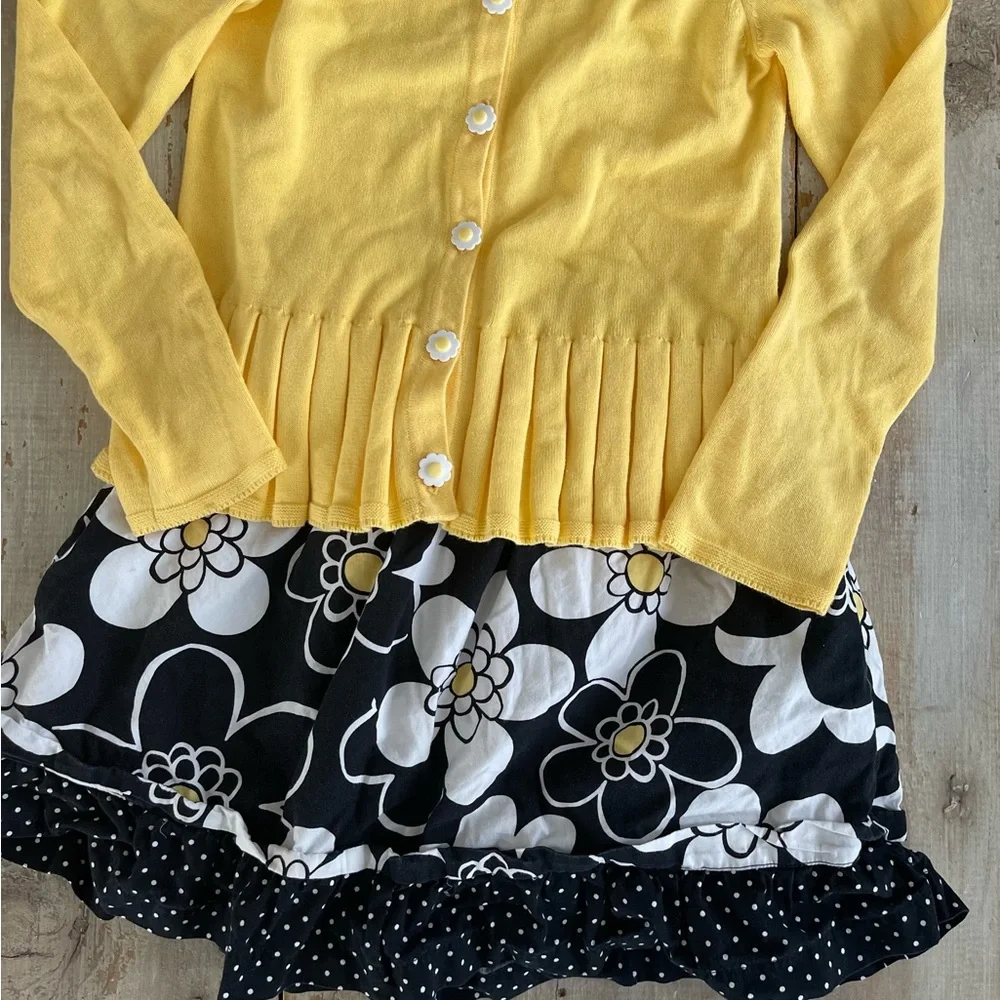 Daisy cardigan & skirt set - 7/8